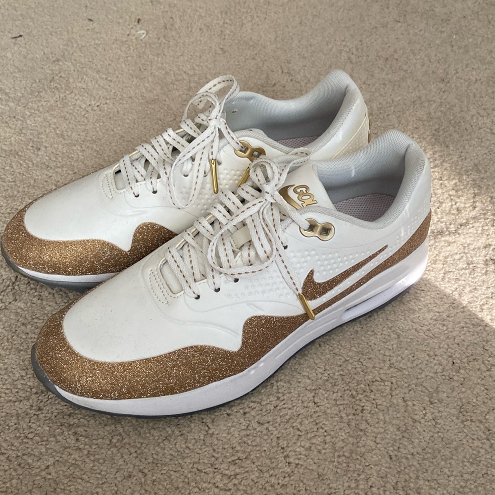 Nike Golf glitter sneakers, size 9